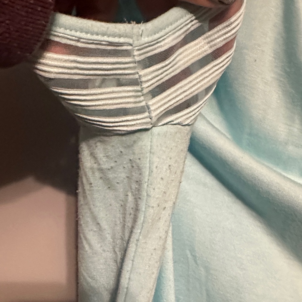 SHEIN Sky Blue Crop Top with Zipper Detail - Picture 5 of 7